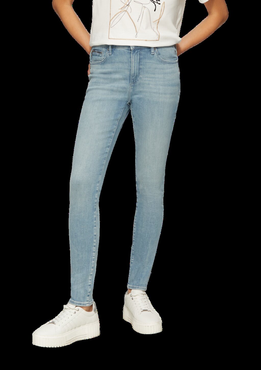 Jeans Izabell / Skinny Fit / Mid Rise / Skinny Leg