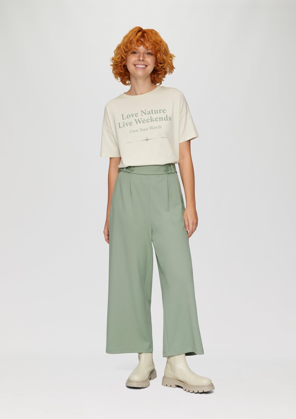 Culotte aus Interlockjersey