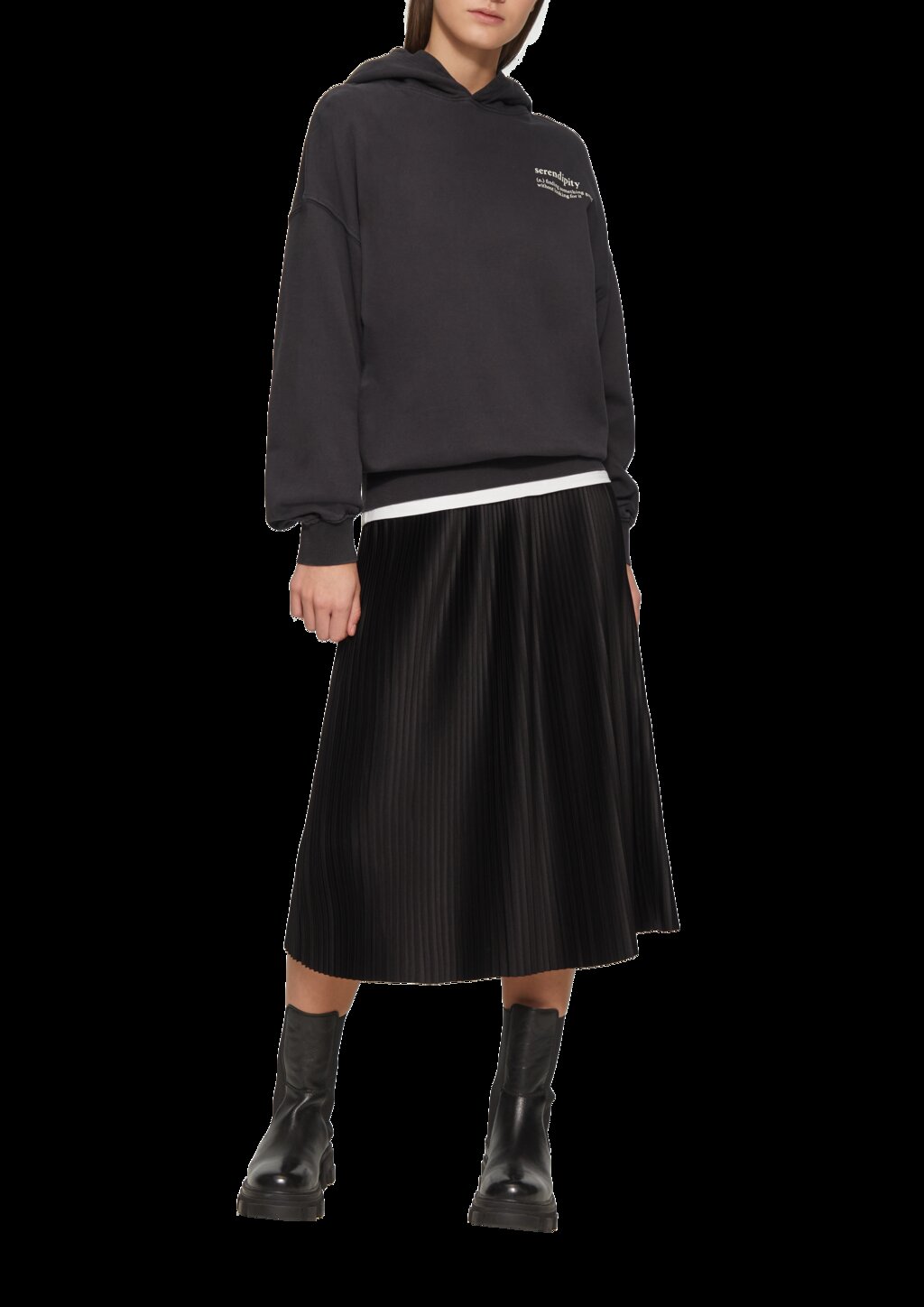 Rock mit Plisséefalten