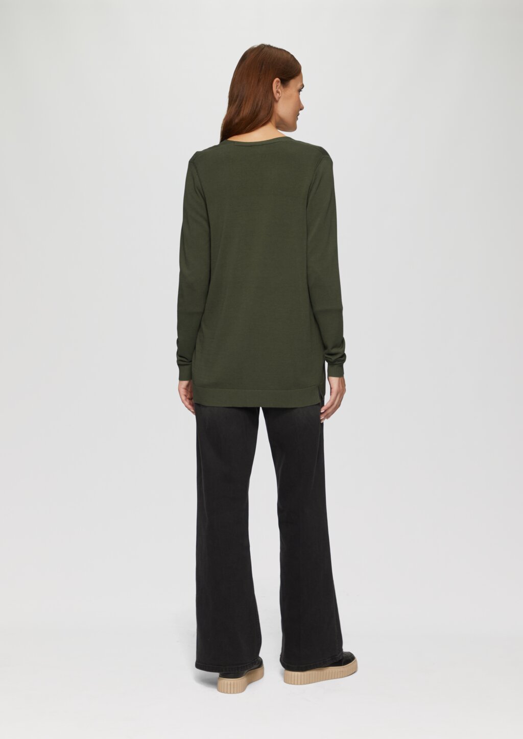 Cardigan aus Viskose-Baumwollmix