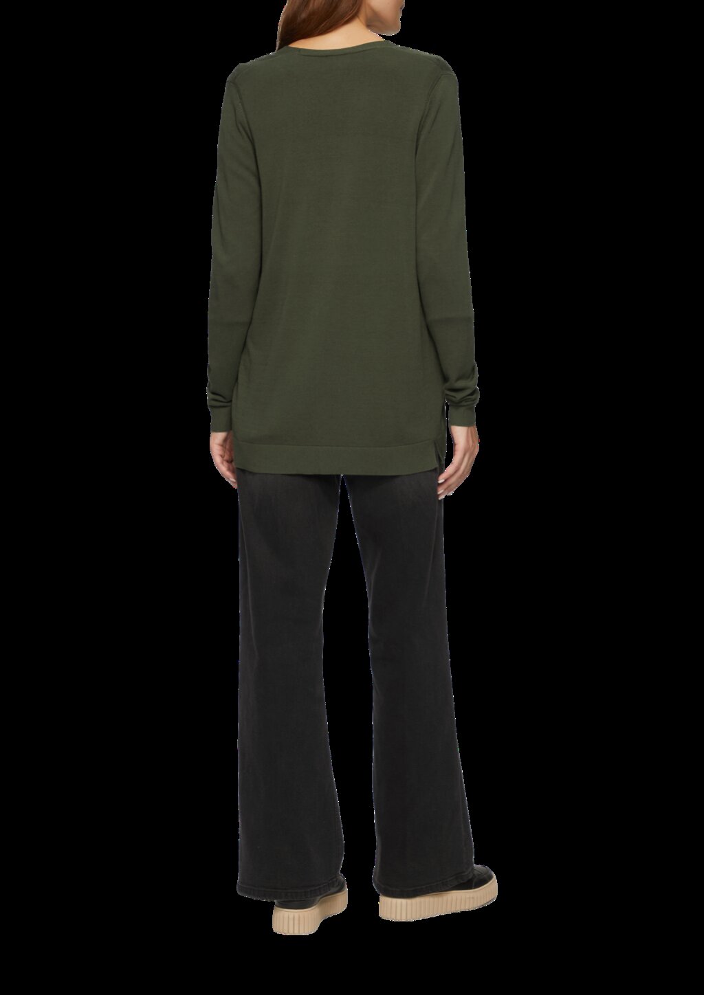 Cardigan aus Viskose-Baumwollmix