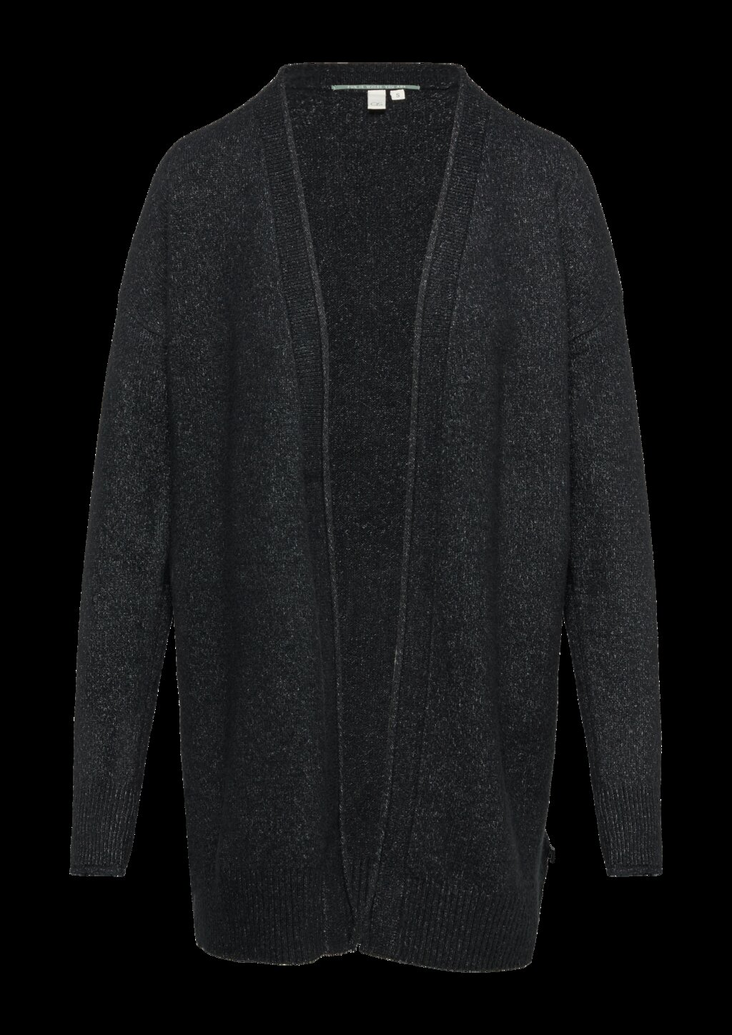 Weiche Strickjacke mit Rollkante