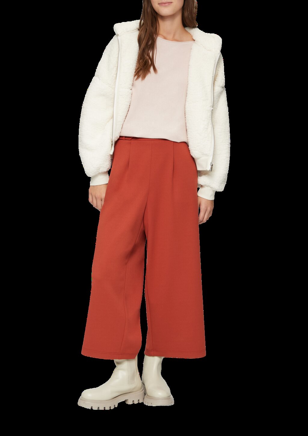 Viskosemix-Pullover mit Fledermausärmeln