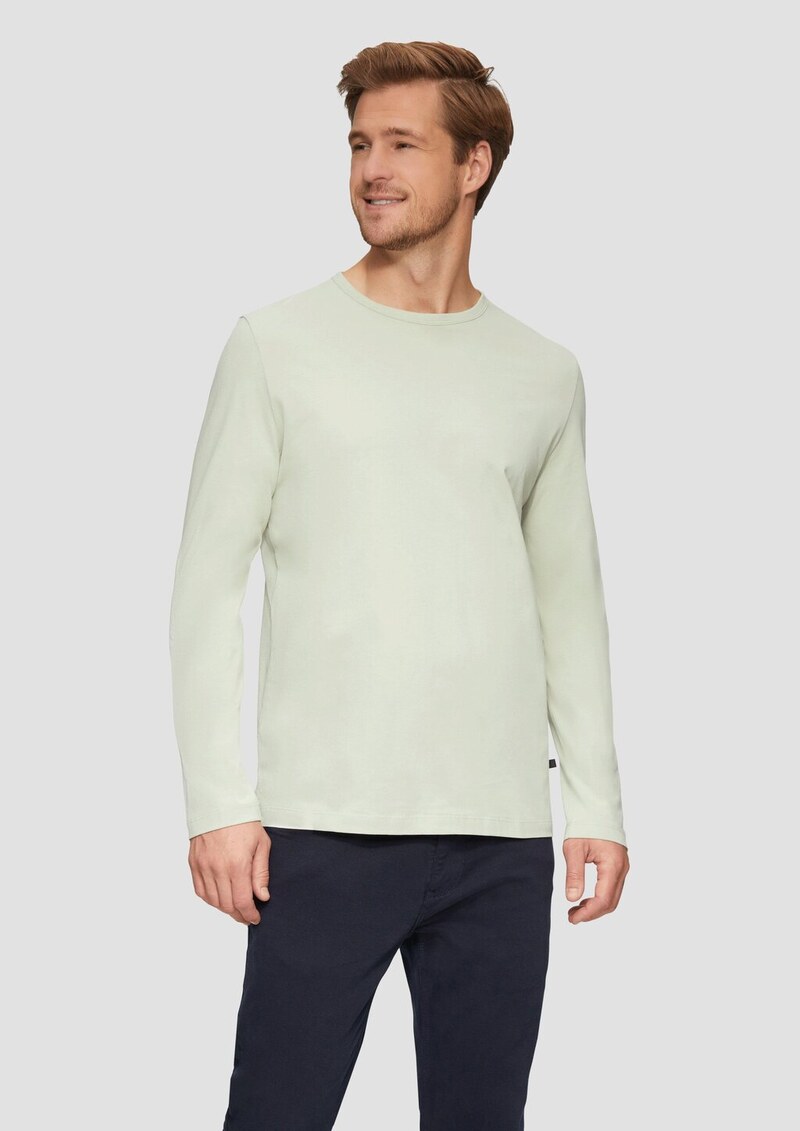 Softes Langarmshirt aus Baumwolljersey