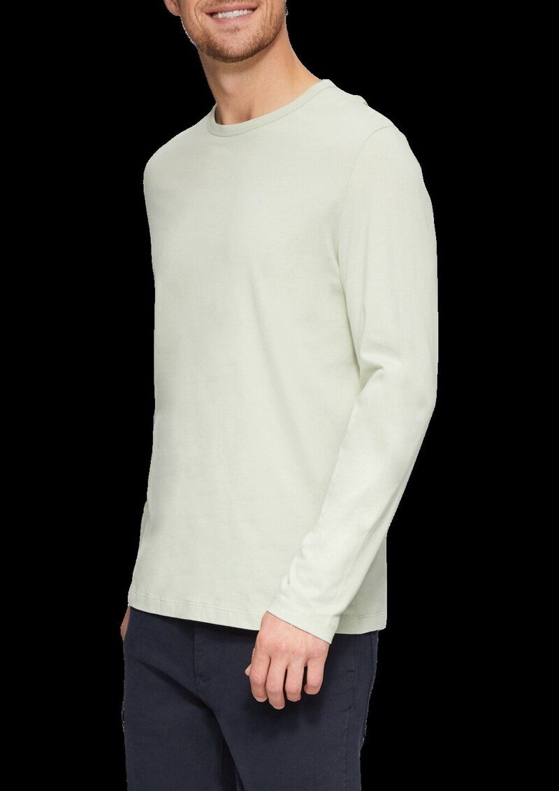 Softes Langarmshirt aus Baumwolljersey