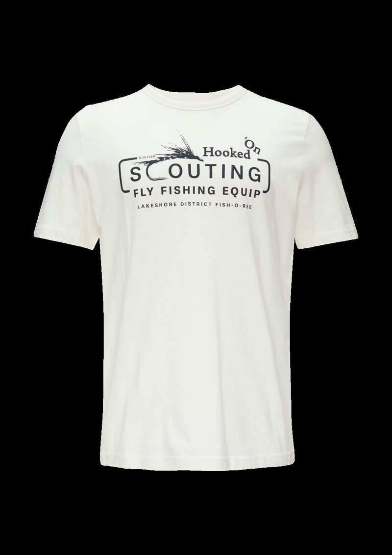 Baumwollshirt mit Frontprint