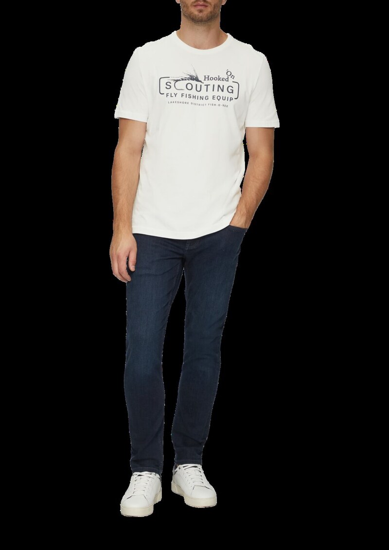 Baumwollshirt mit Frontprint