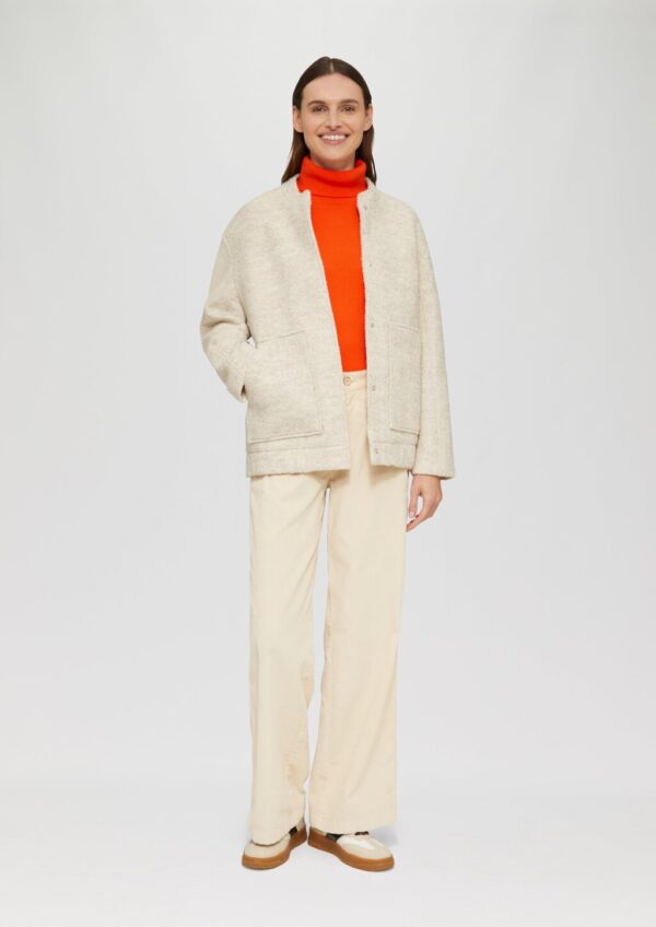 Weicher Rollkragenpullover aus Viskosemix