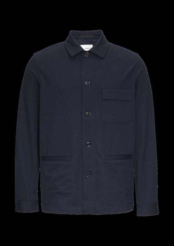 Overshirt aus Piqué-Jersey