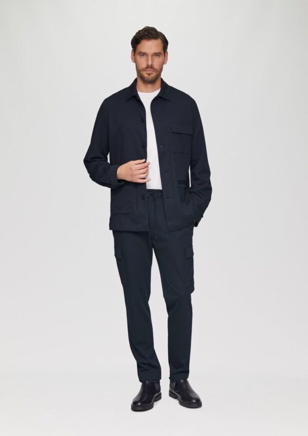 Overshirt aus Piqué-Jersey