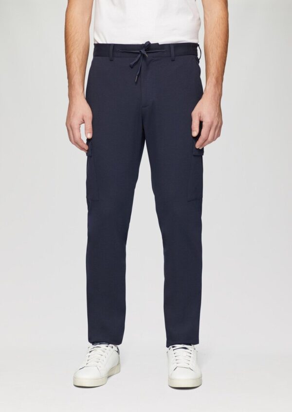 s.O JOGG: Cargohose aus Piqué-Jersey
