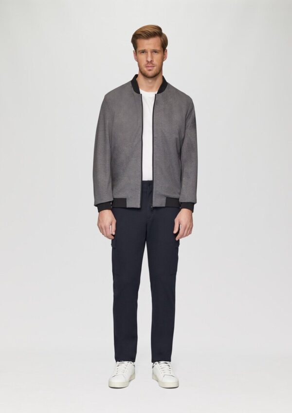 s.O JOGG: Cargohose aus Piqué-Jersey