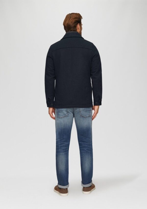 Kurzmantel mit gestepptem Innenfutter