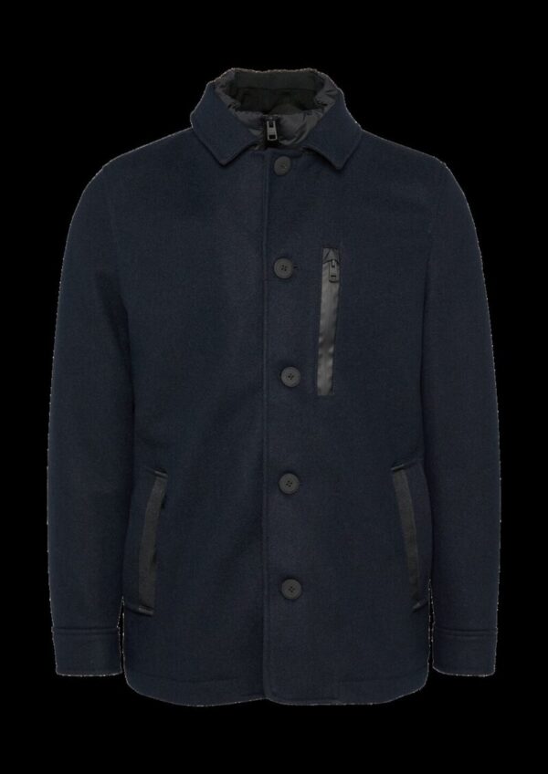 Kurzmantel mit gestepptem Innenfutter