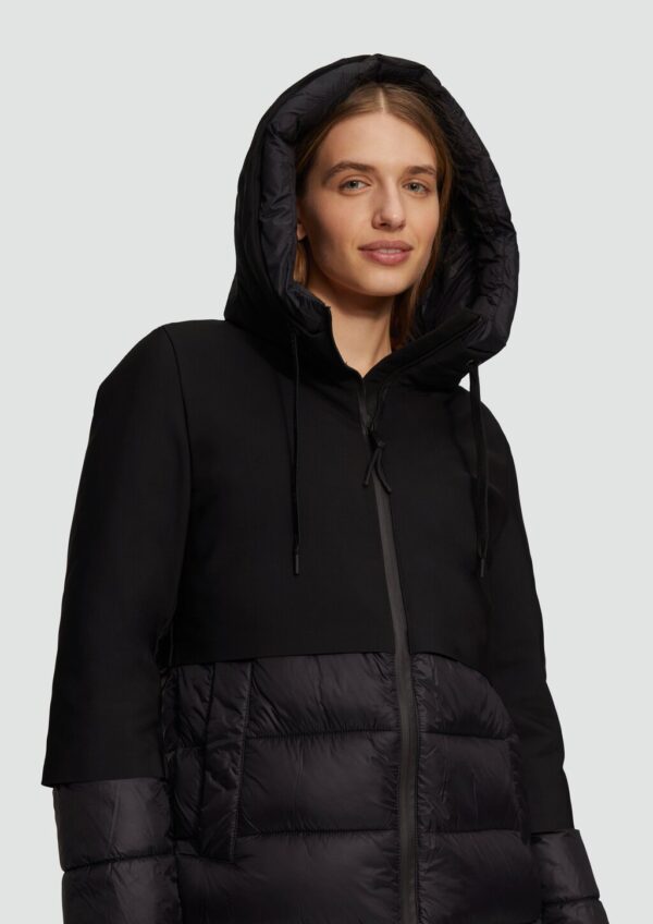 Wasserabweisender Puffermantel mit Smart-Heat-Funktion