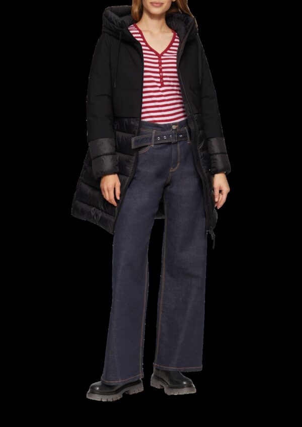 Wasserabweisender Puffermantel mit Smart-Heat-Funktion