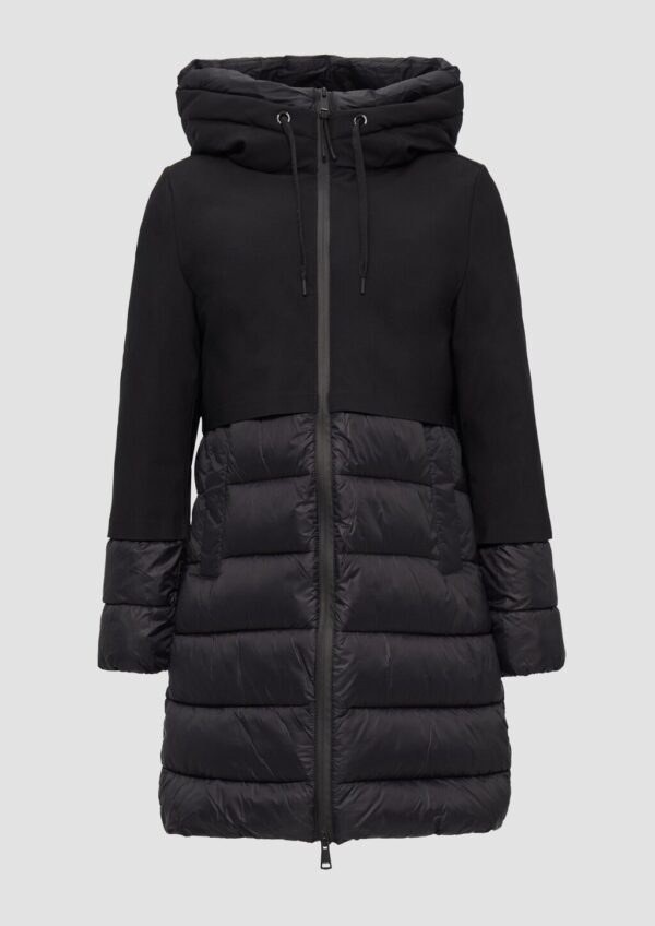 Wasserabweisender Puffermantel mit Smart-Heat-Funktion