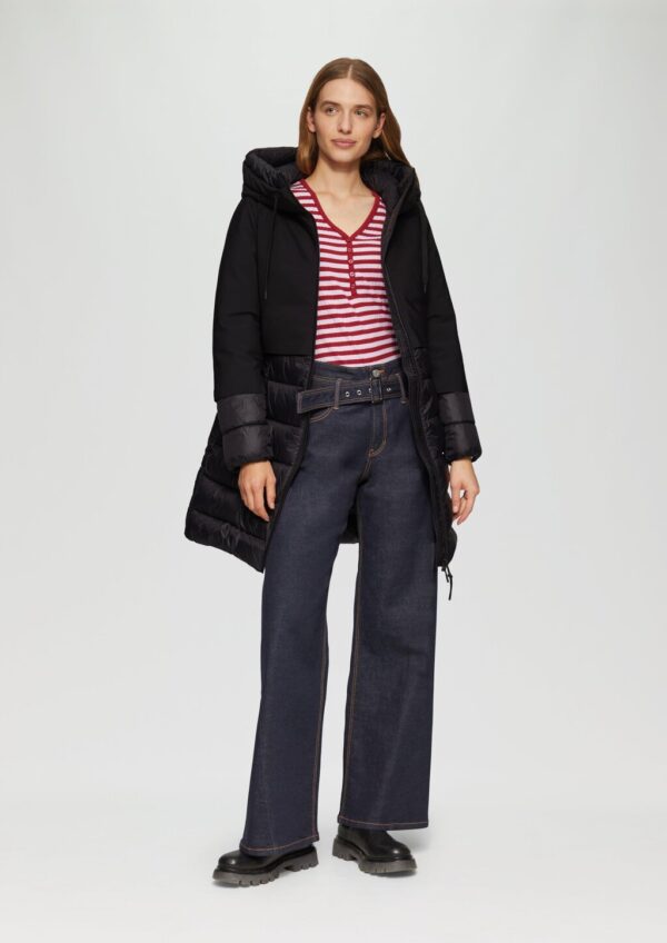 Wasserabweisender Puffermantel mit Smart-Heat-Funktion