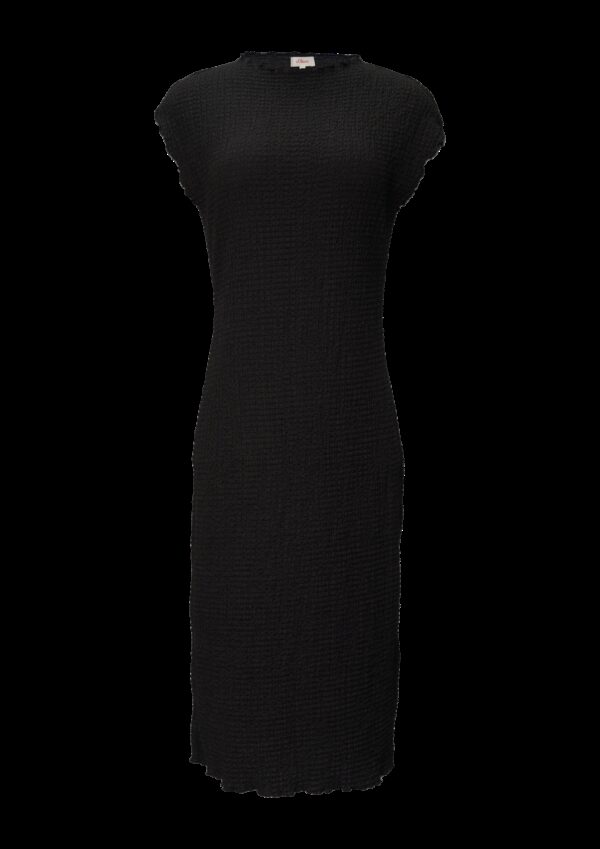 Kleid in Crêpe-Optik