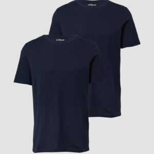 Basic-T-Shirt aus Baumwolle im 2er-Pack