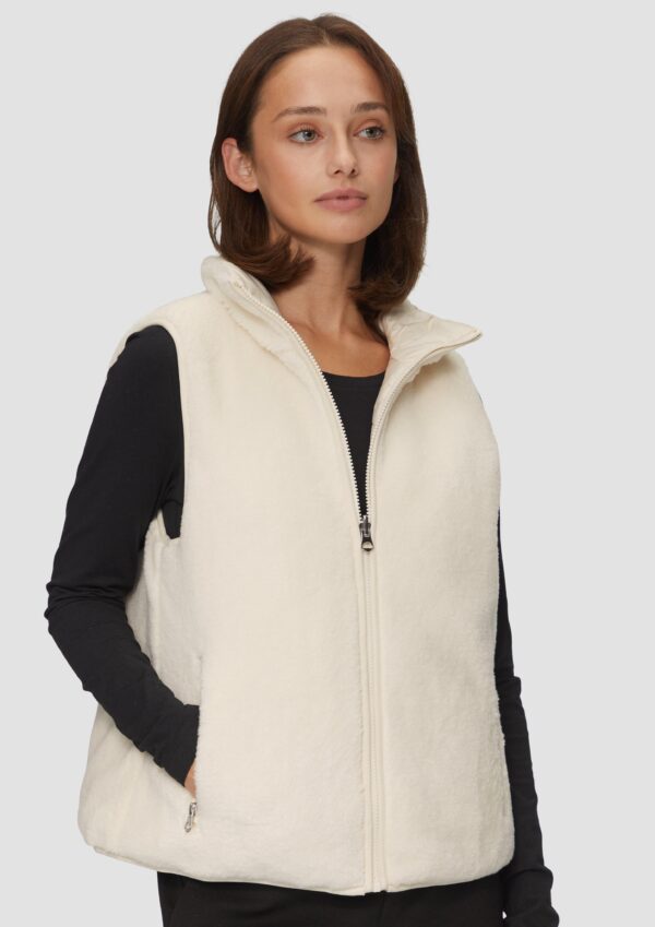 Wendeweste mit Teddyplüsch