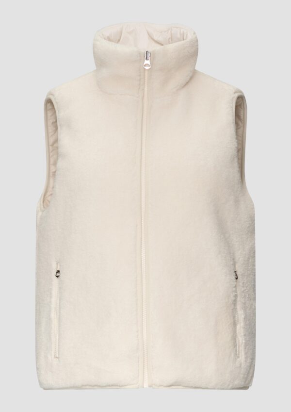 Wendeweste mit Teddyplüsch