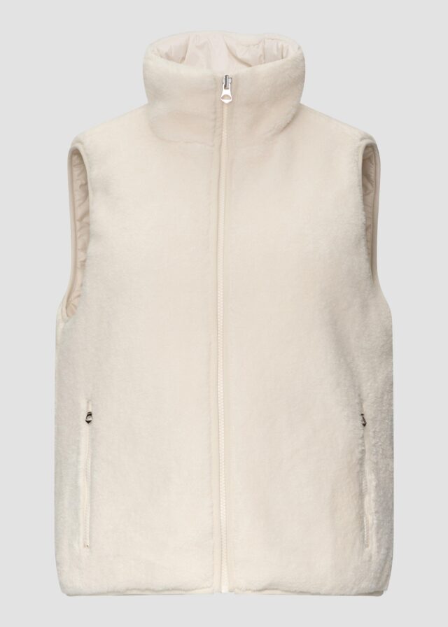 Wendeweste mit Teddyplüsch