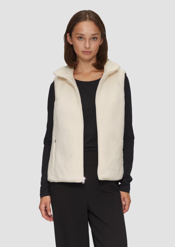 Wendeweste mit Teddyplüsch