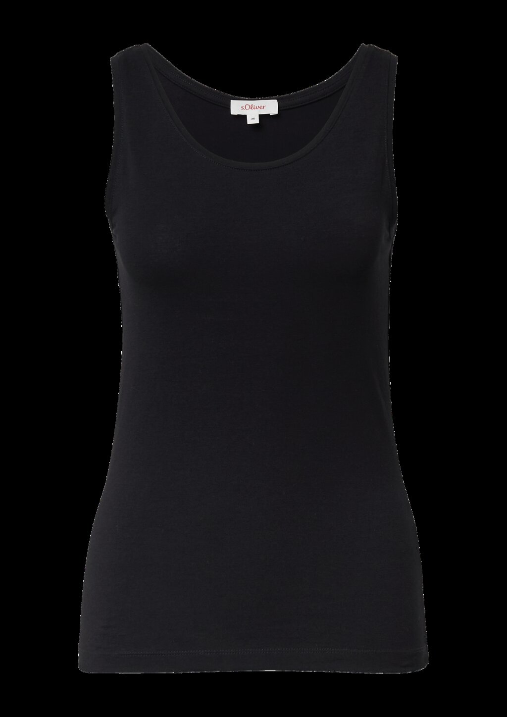 Schmal geschnittenes Tanktop aus Baumwollmix