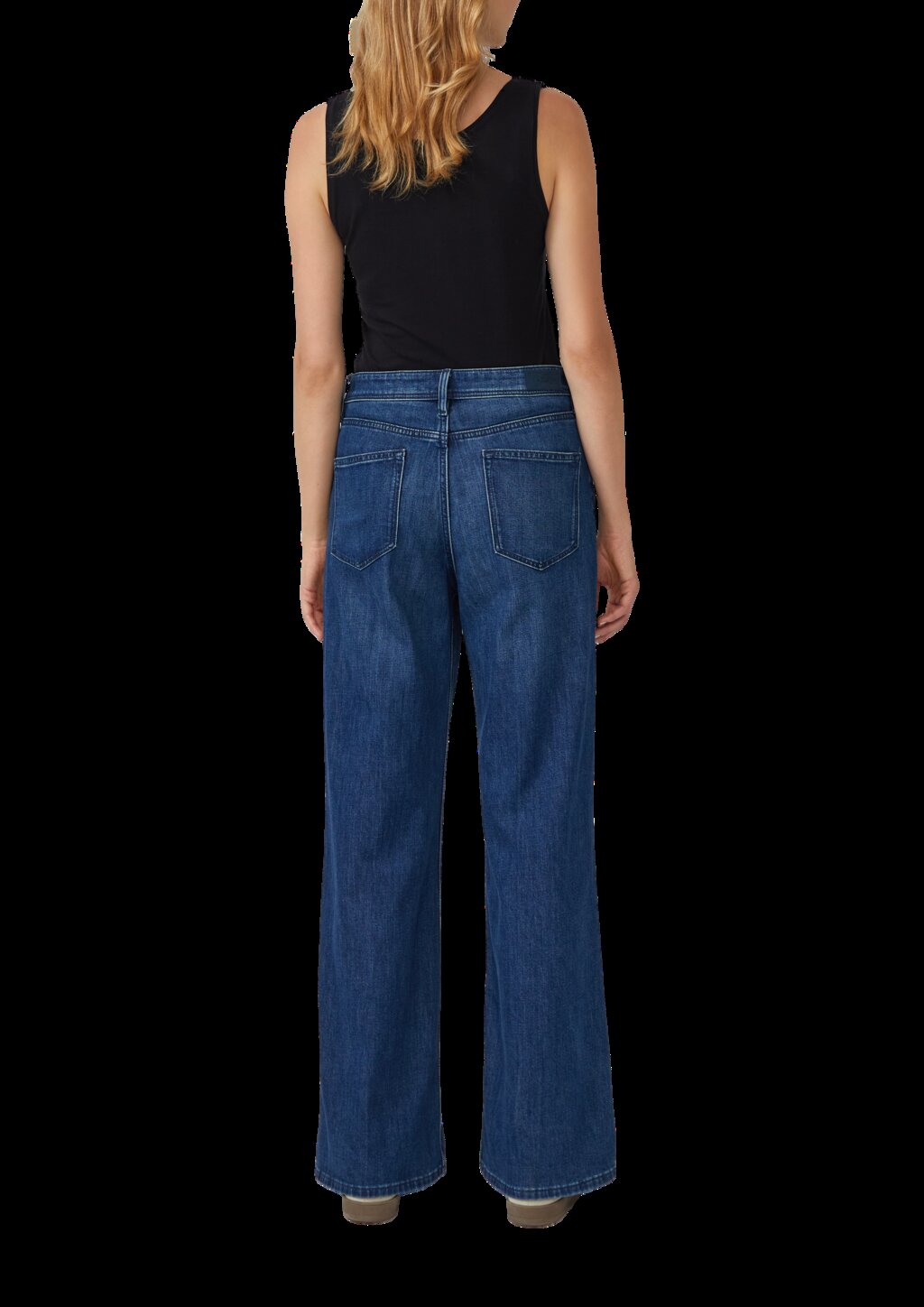 Schmal geschnittenes Tanktop aus Baumwollmix