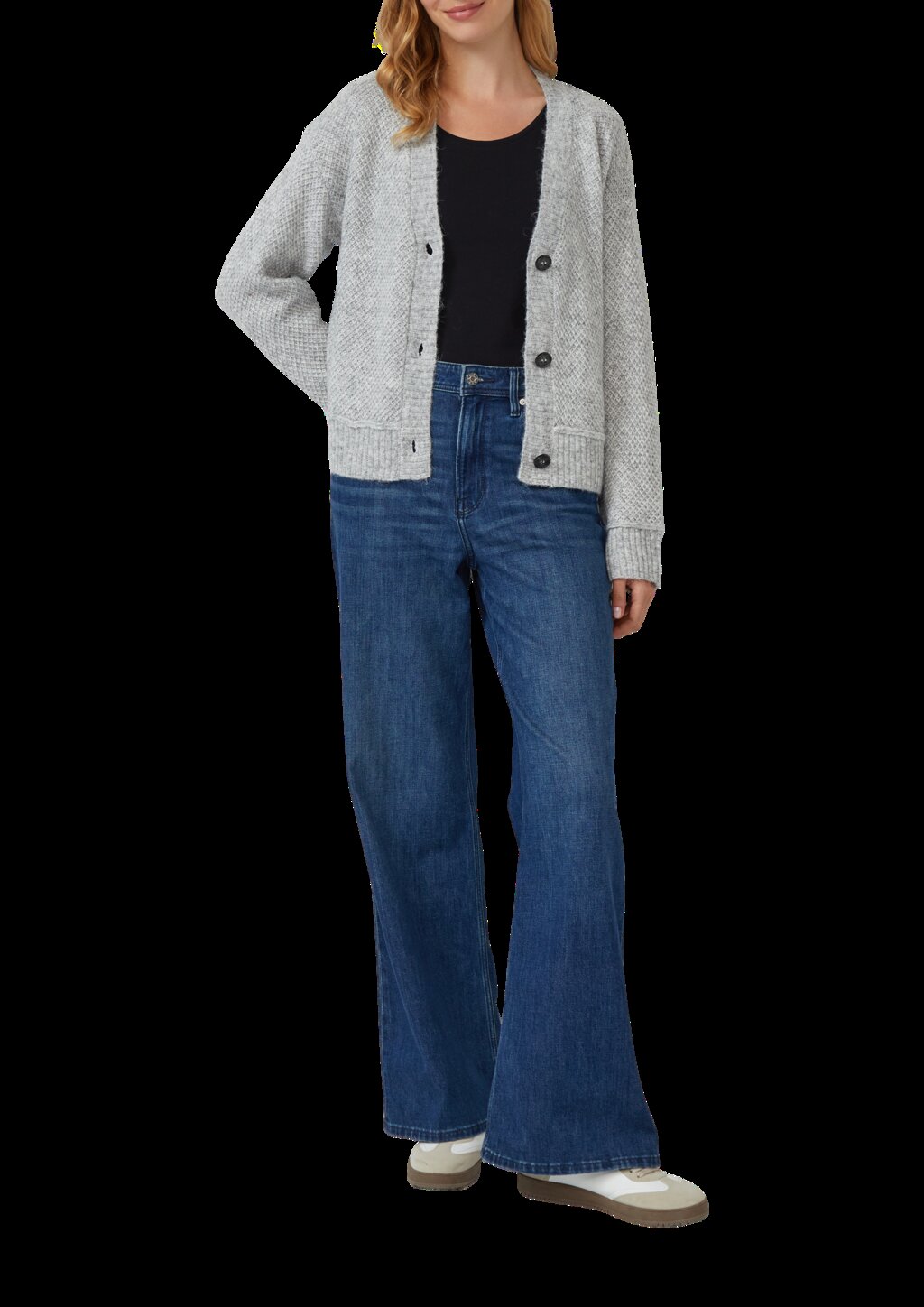 Schmal geschnittenes Tanktop aus Baumwollmix