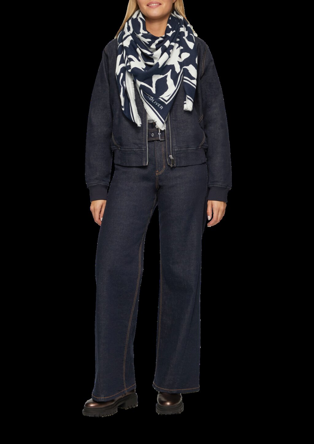 Tuch mit All-over-Print