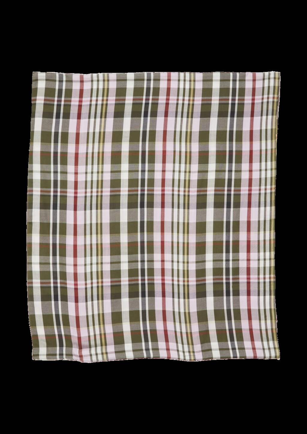 Karierter Loop-Schal aus Modalmix