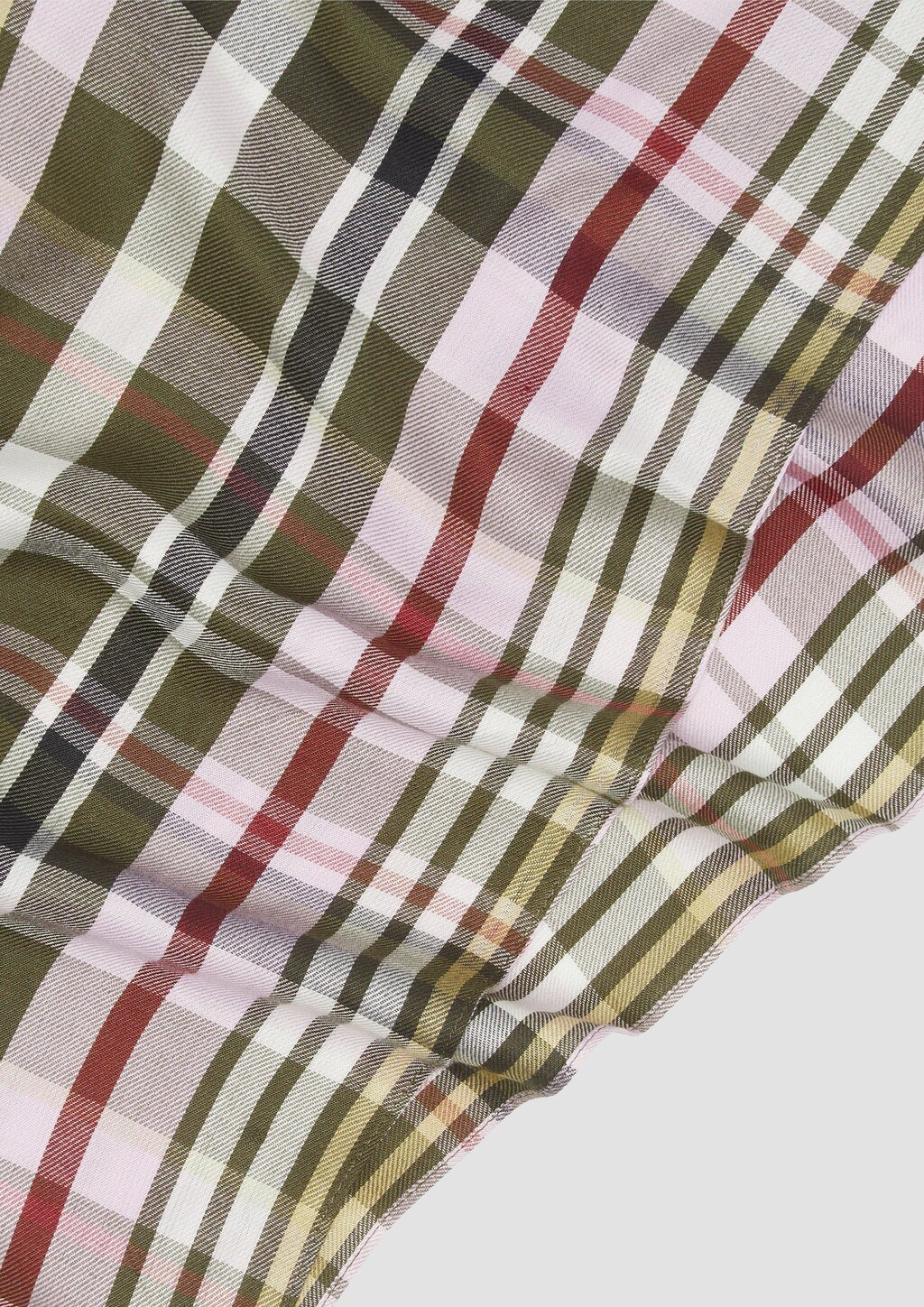 Karierter Loop-Schal aus Modalmix