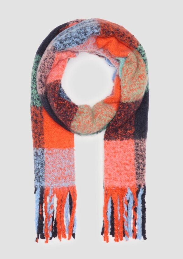 Gemusterter Fransenschal