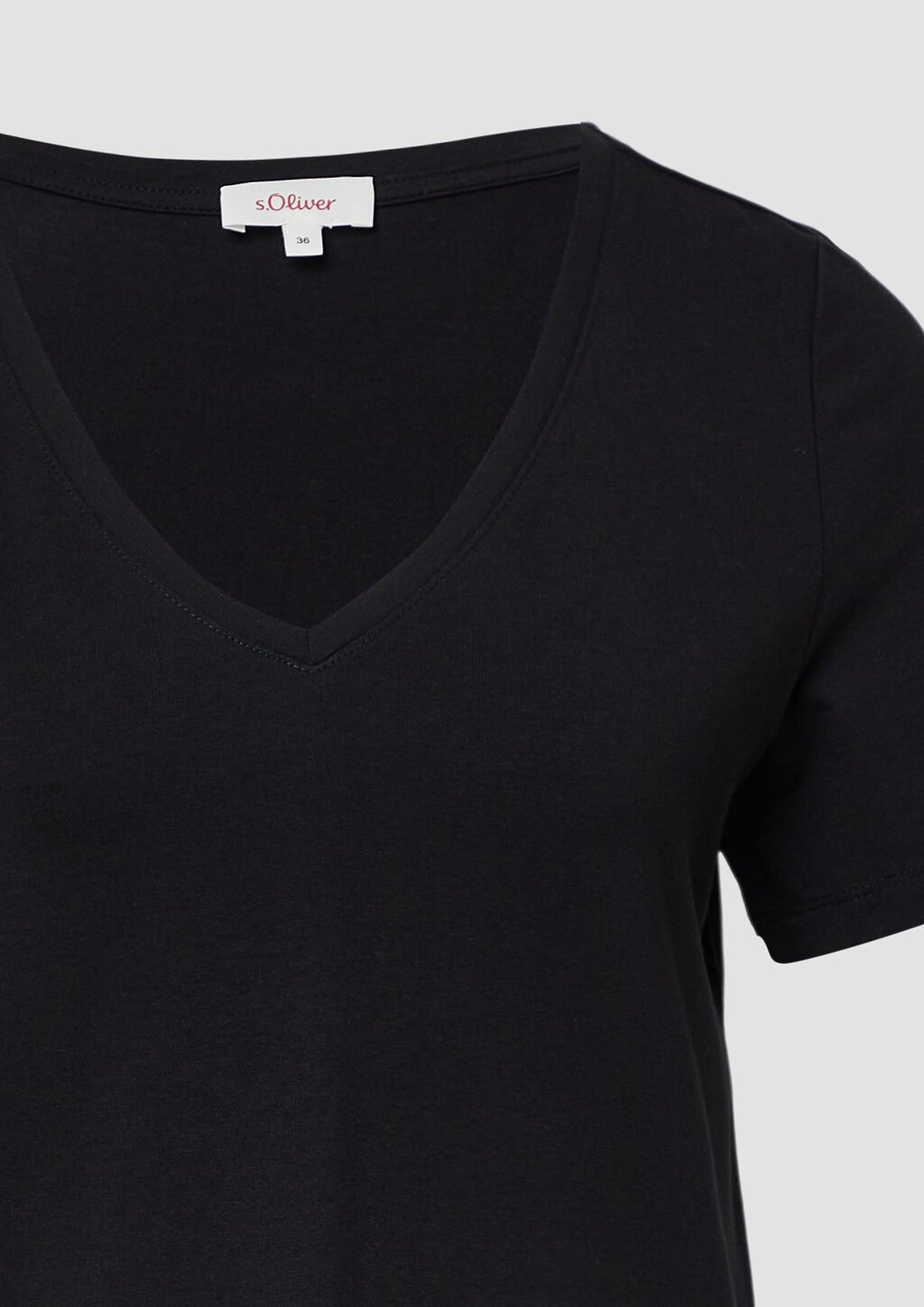 T-Shirt mit V-Ausschnitt