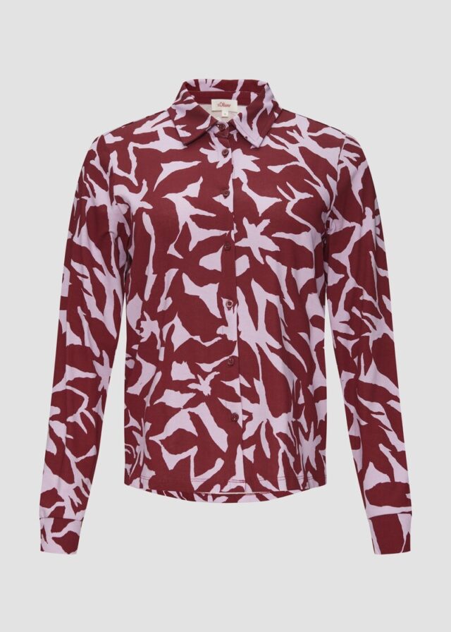 Hemdbluse aus Jersey