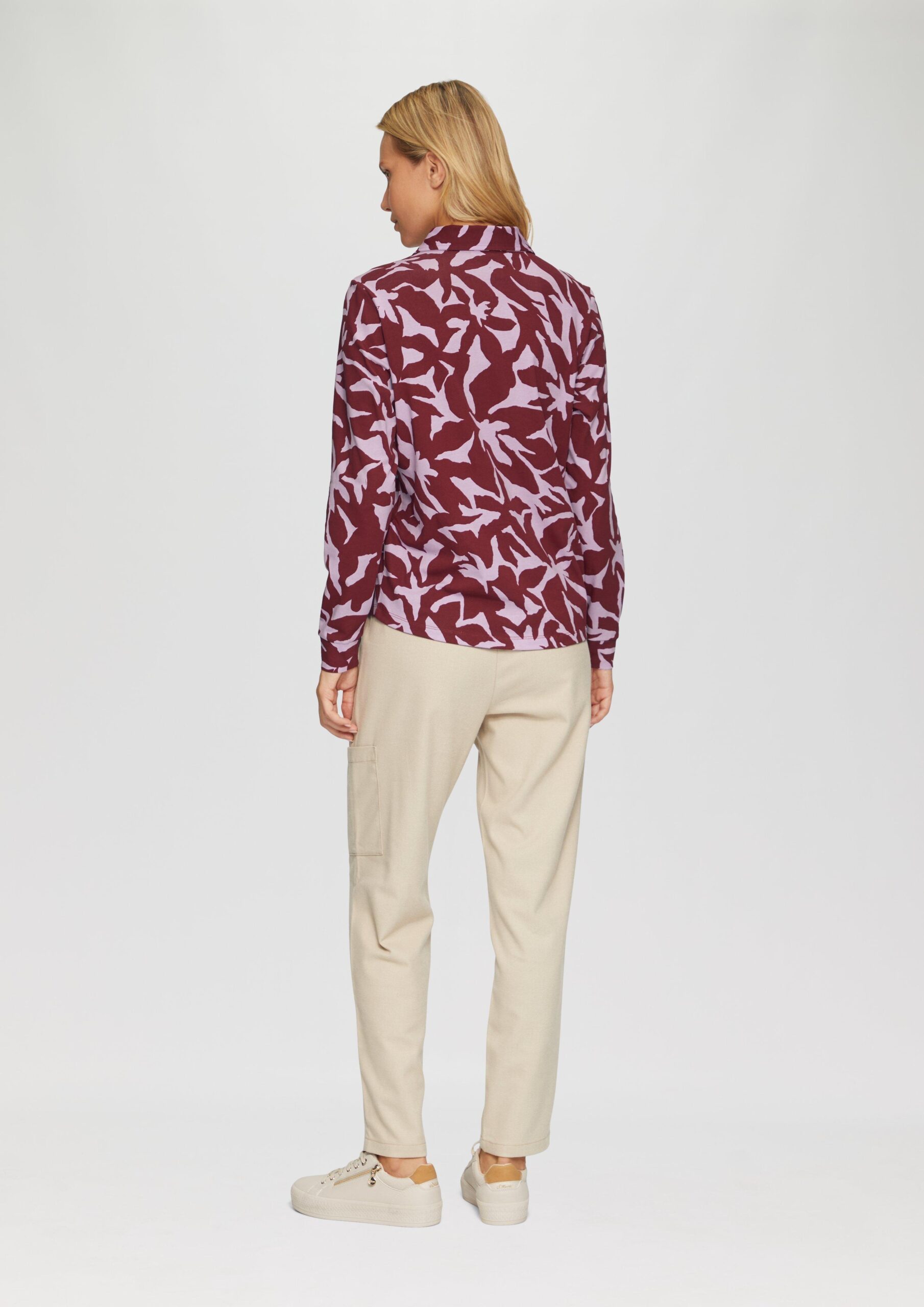 Hemdbluse aus Jersey