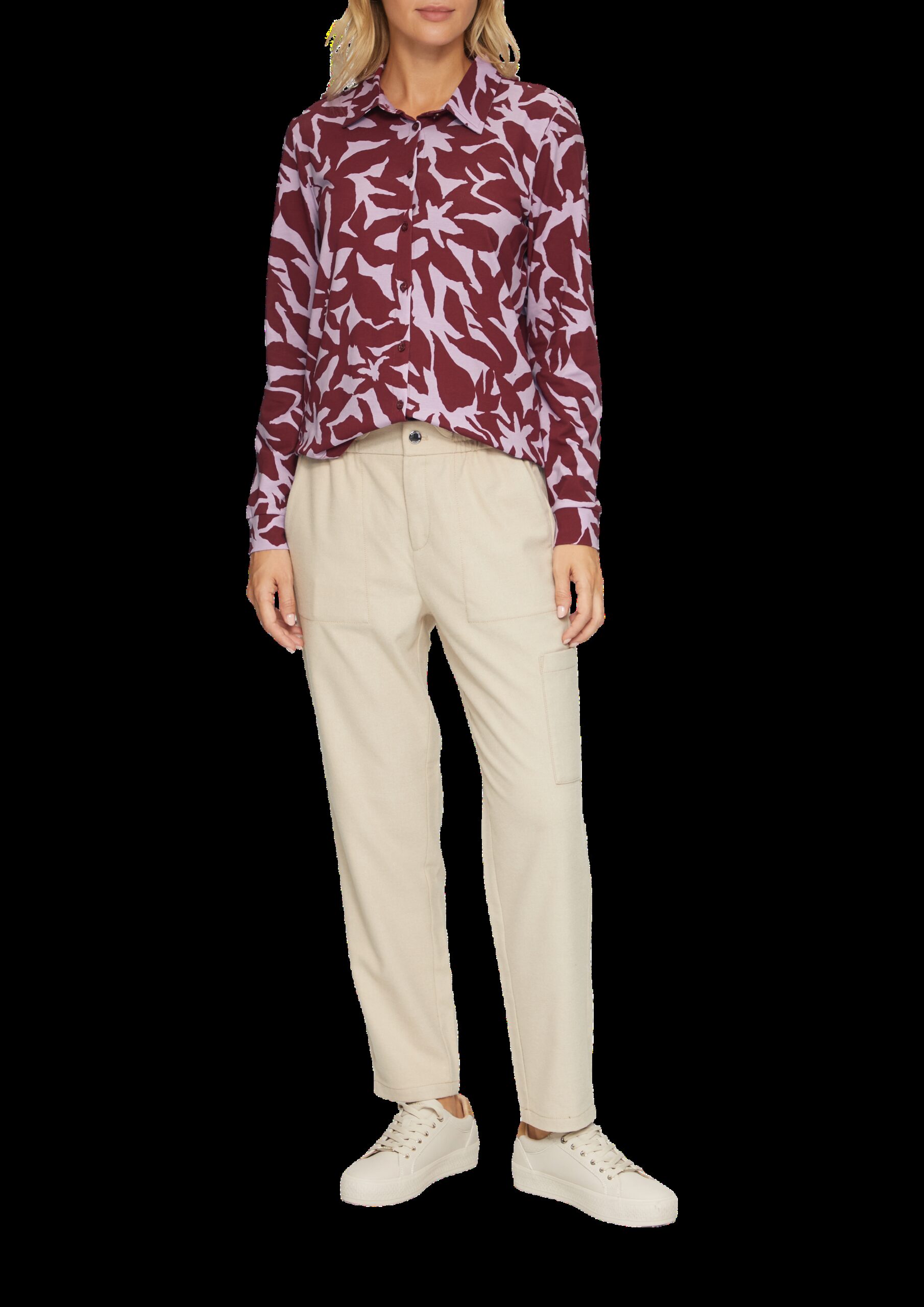 Hemdbluse aus Jersey