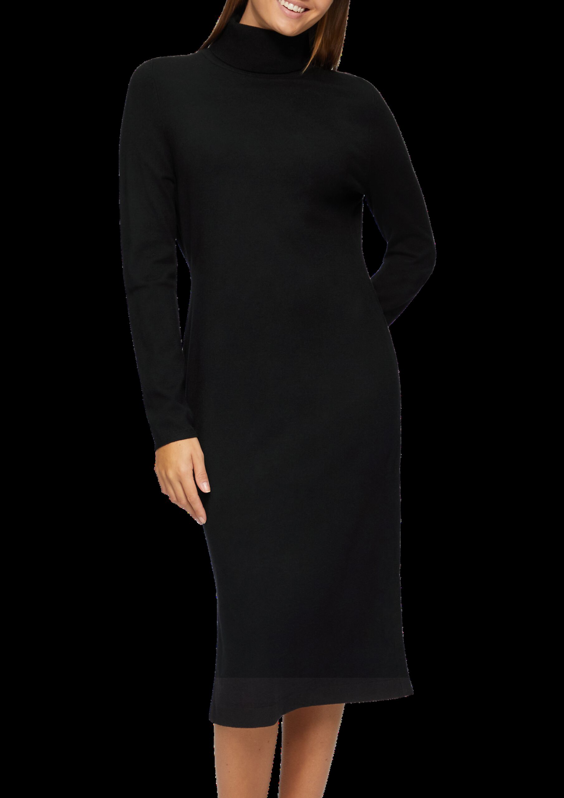 Strickkleid im Viskosemix