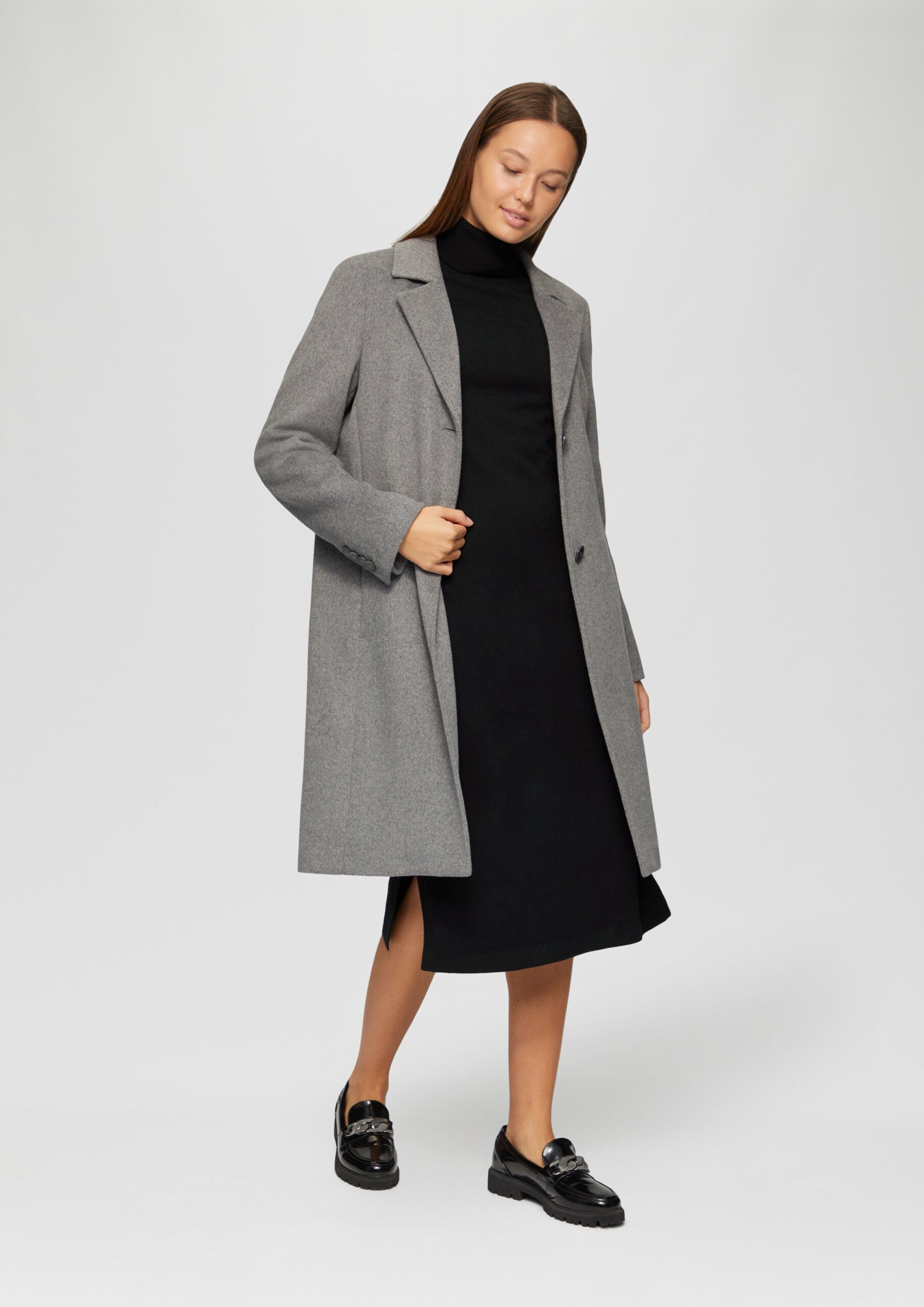 Strickkleid im Viskosemix