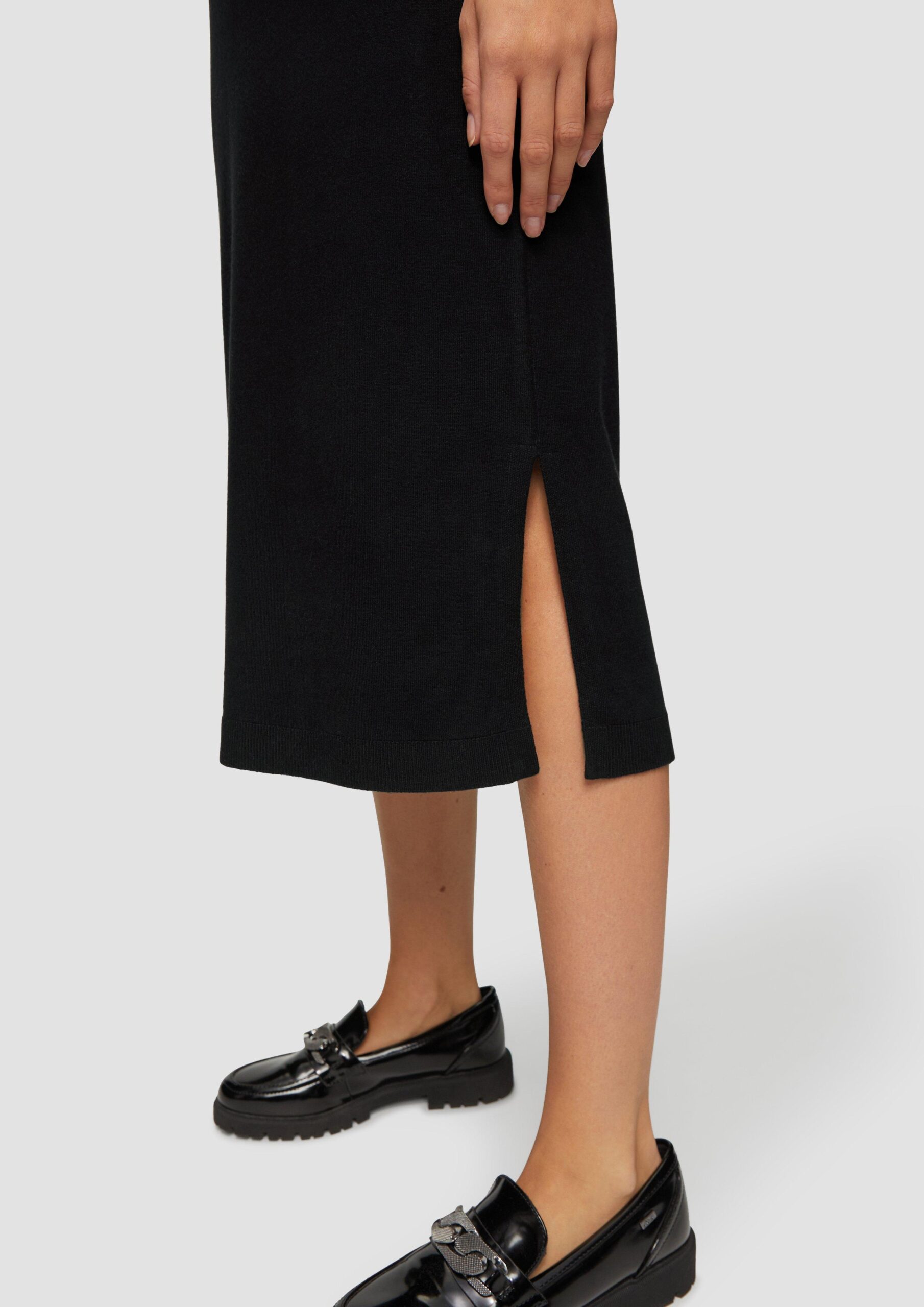 Strickkleid im Viskosemix