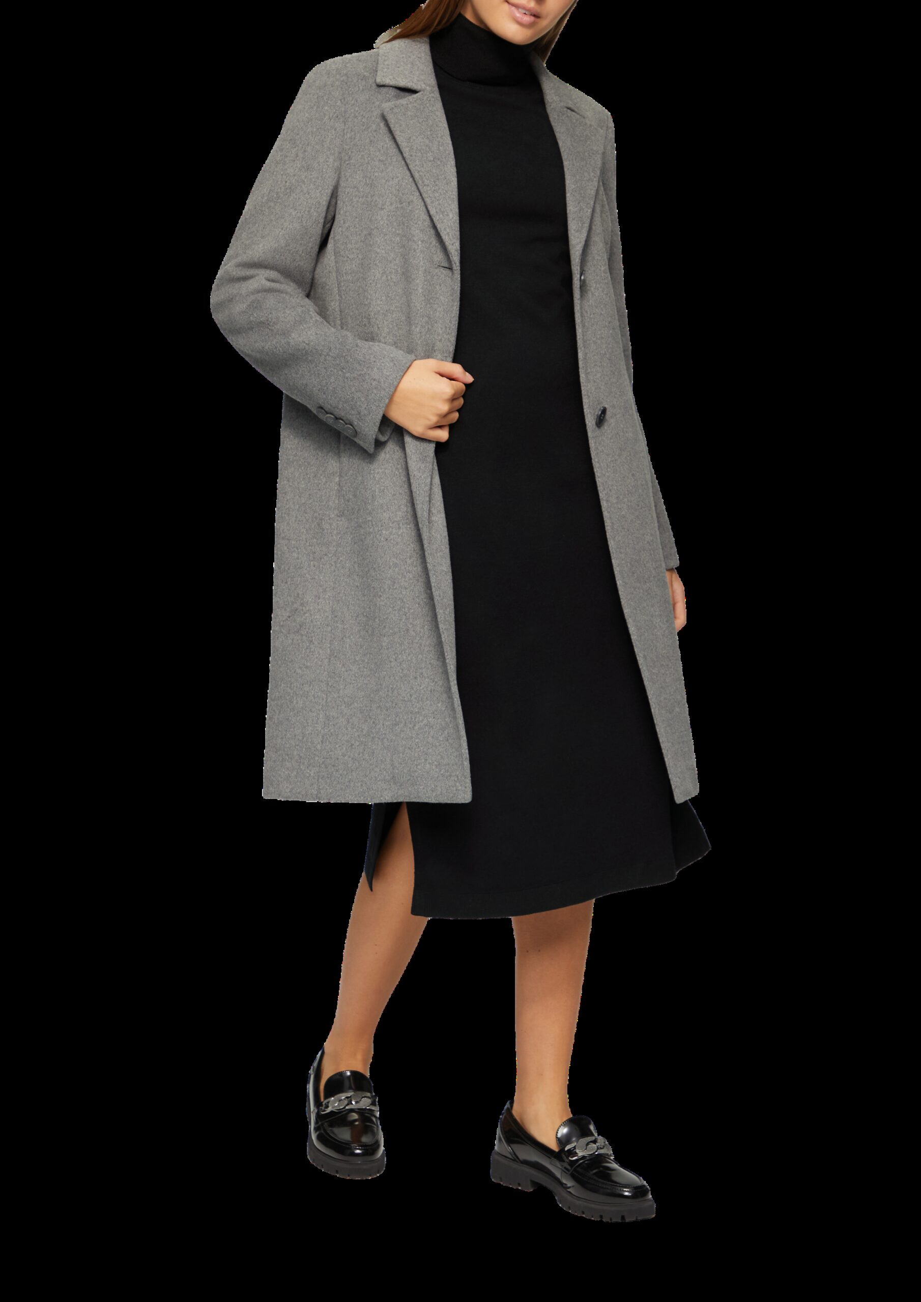 Strickkleid im Viskosemix