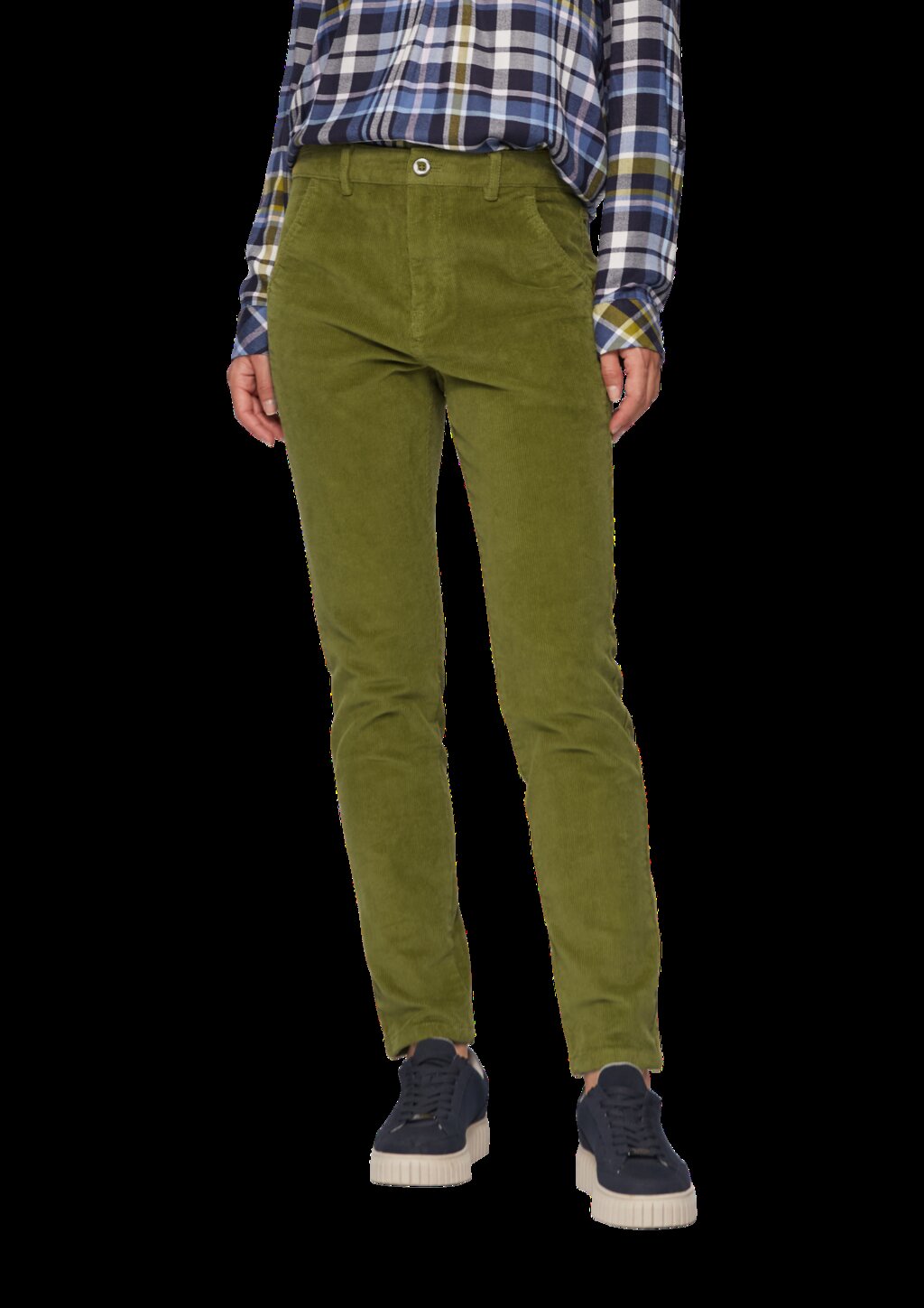 Schmal geschnittene Cordhose