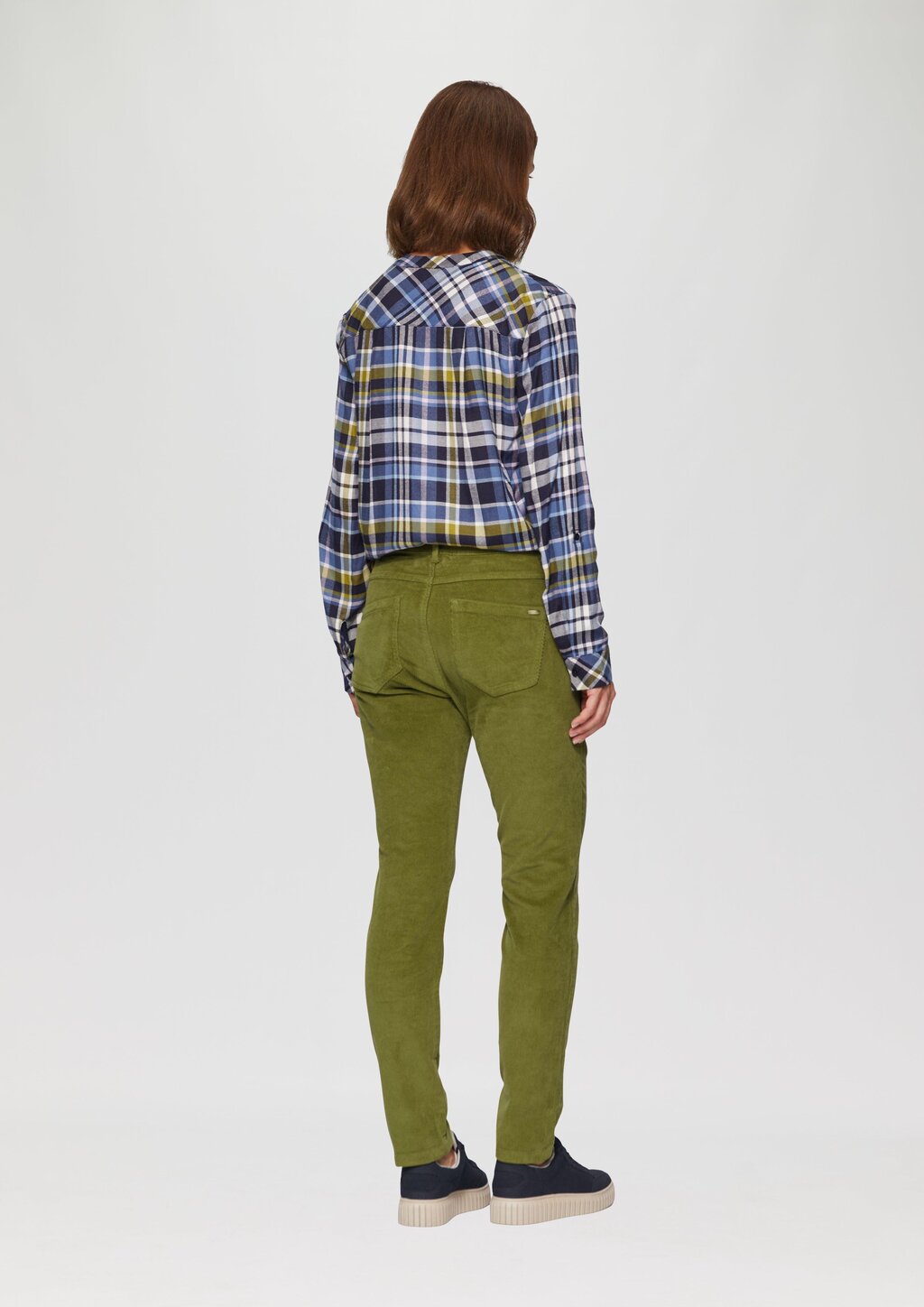 Schmal geschnittene Cordhose