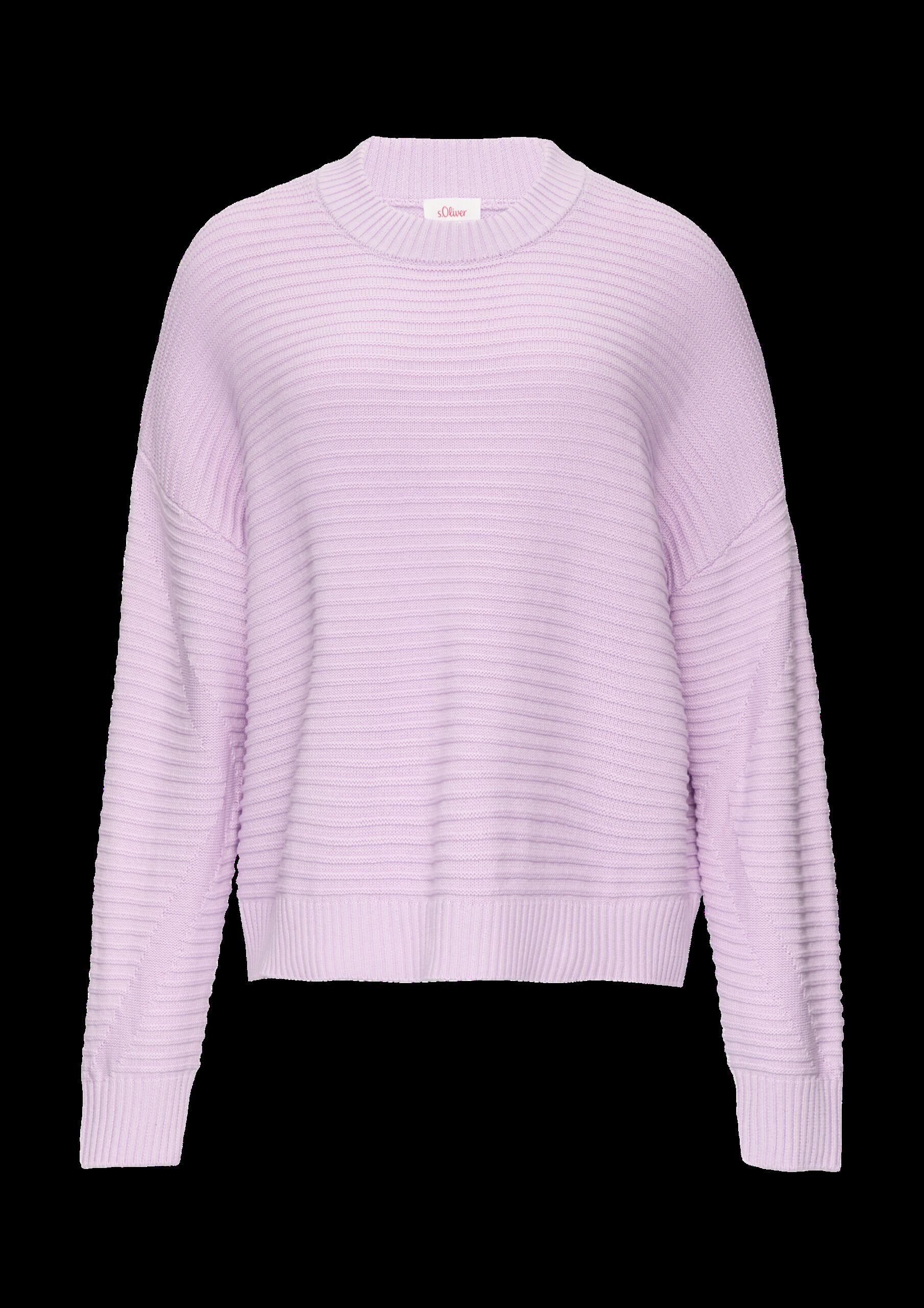 Oversized Strickpullover mit Strukturdetails