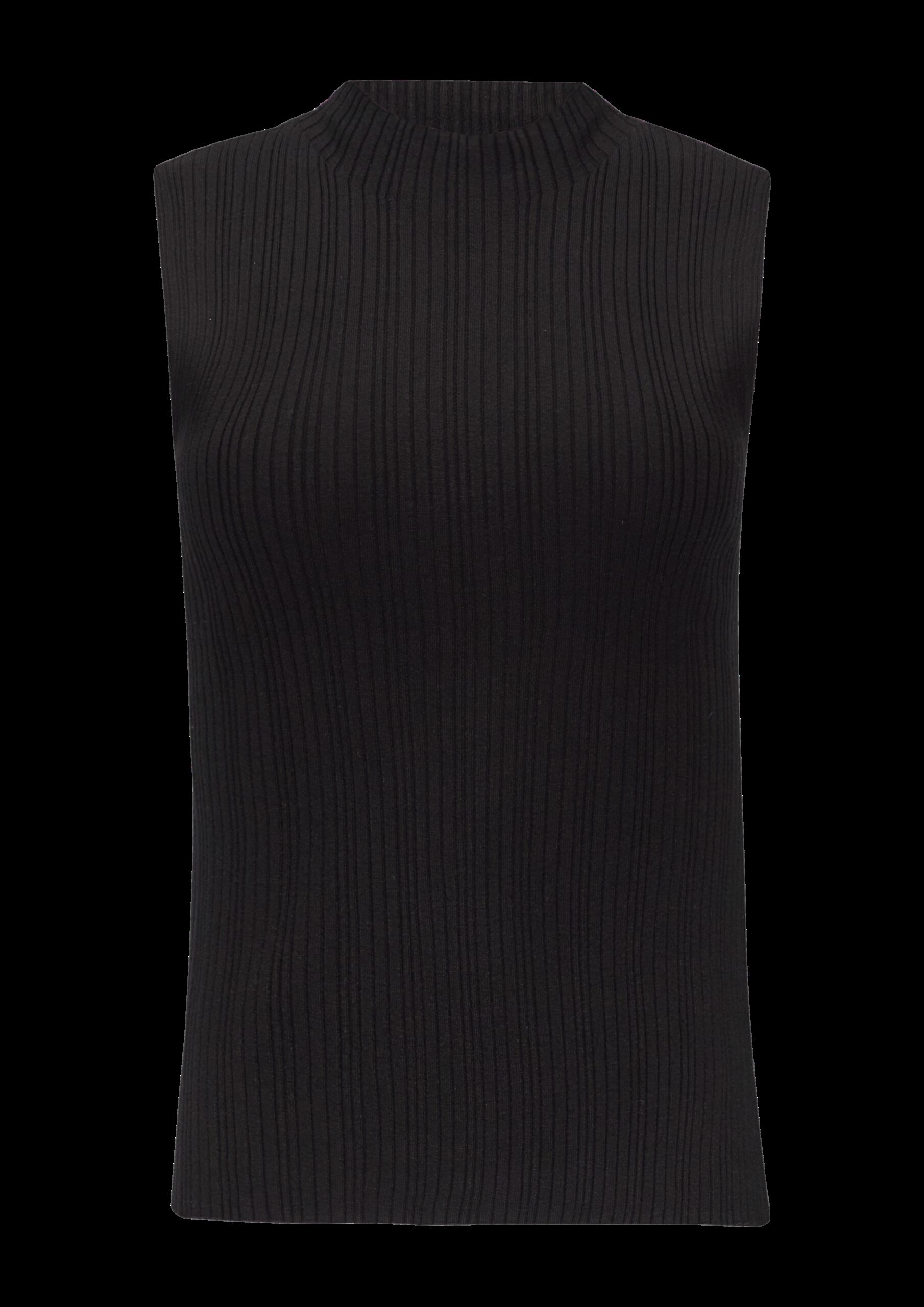 Geripptes Stricktop aus Viskosestretch