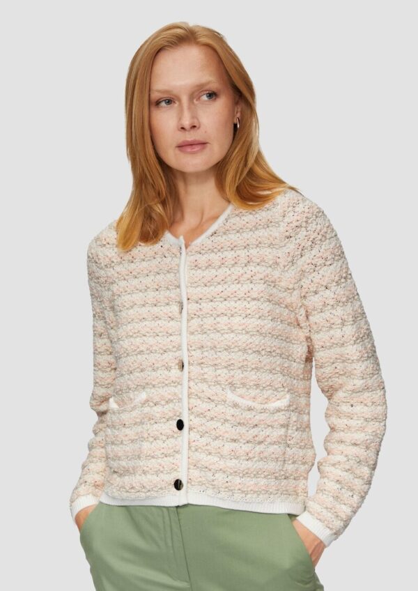 Cardigan in Boucléoptik