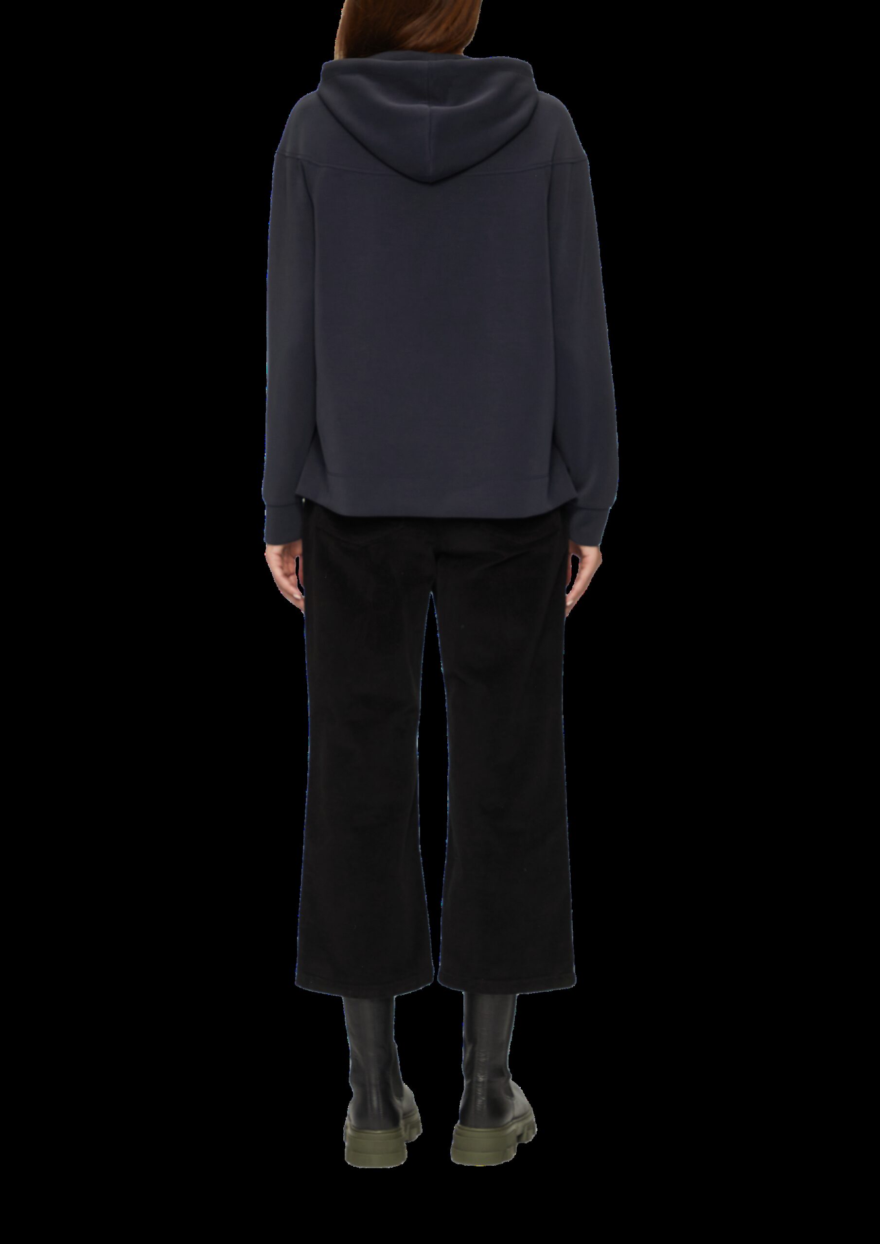 Hoodie aus Scuba im Relaxed Fit