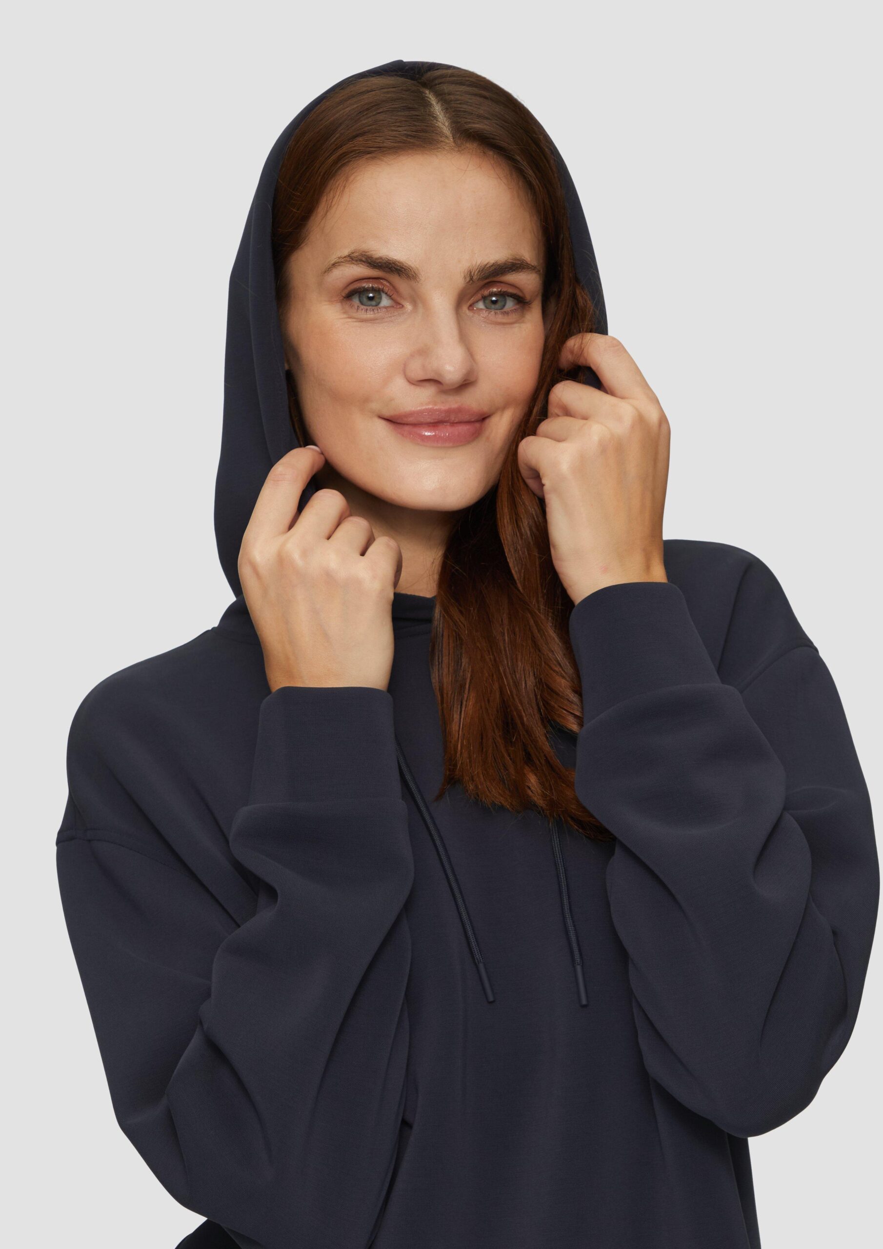 Hoodie aus Scuba im Relaxed Fit